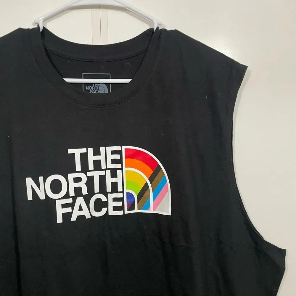 NWT The North Face Black Graphic Tank Top